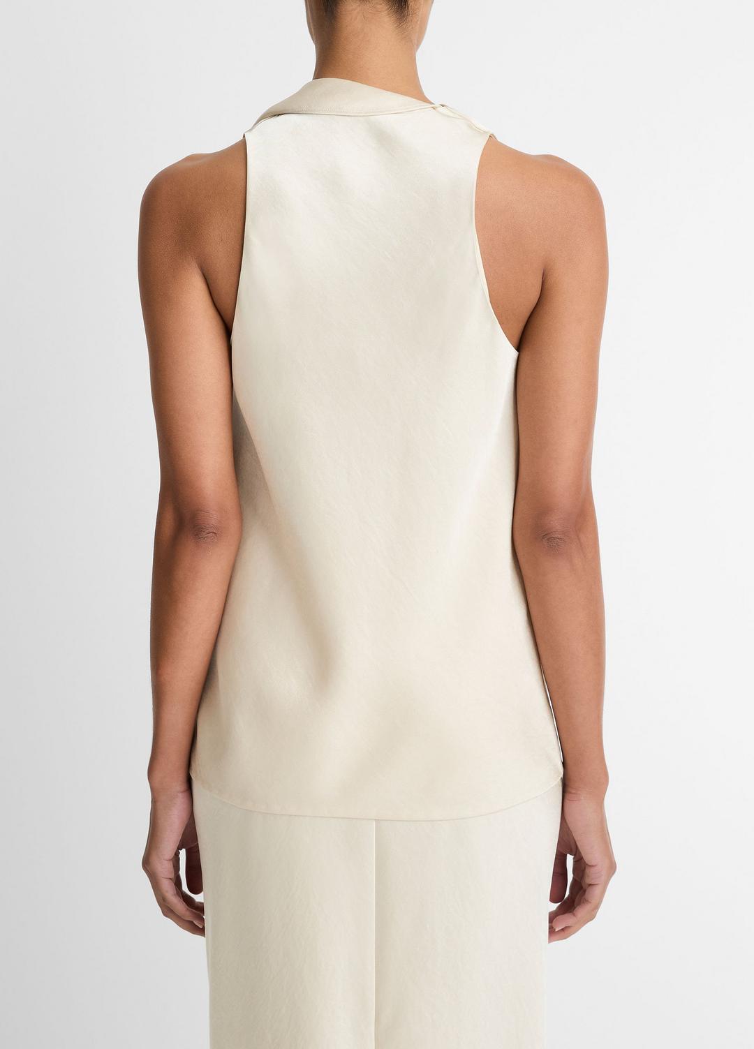 Satin Scarf Top in Tank Tops | Vince Online