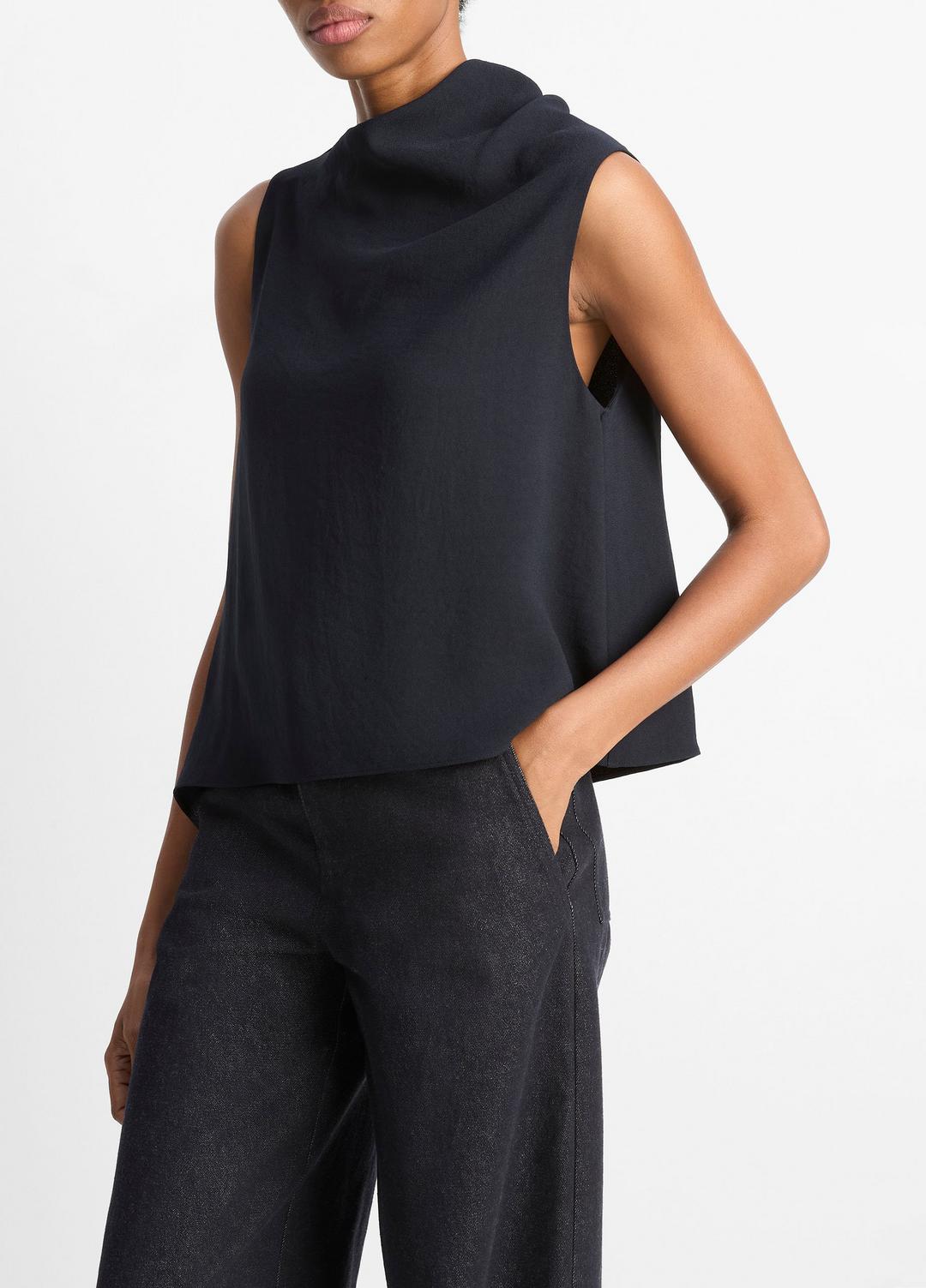 Asymmetrical Draped A-Line Top in Tank Tops | Vince near me