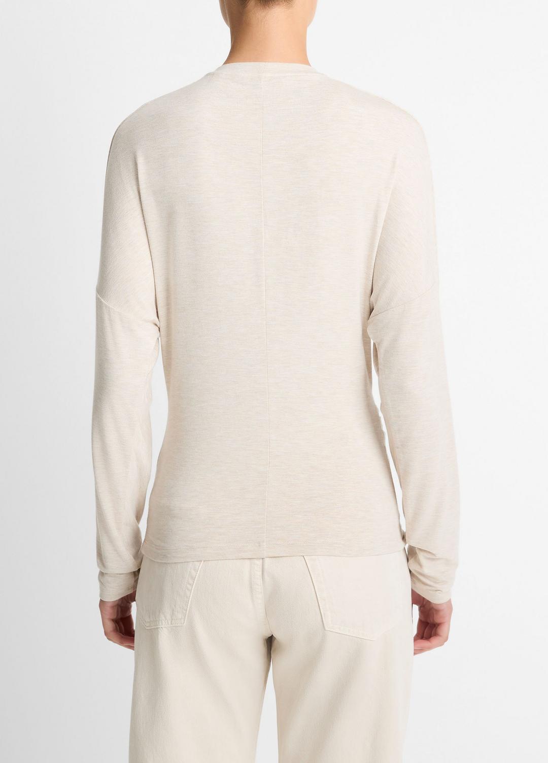 Fixed-Drape Long-Sleeve T-Shirt in Long Sleeve | Vince near me