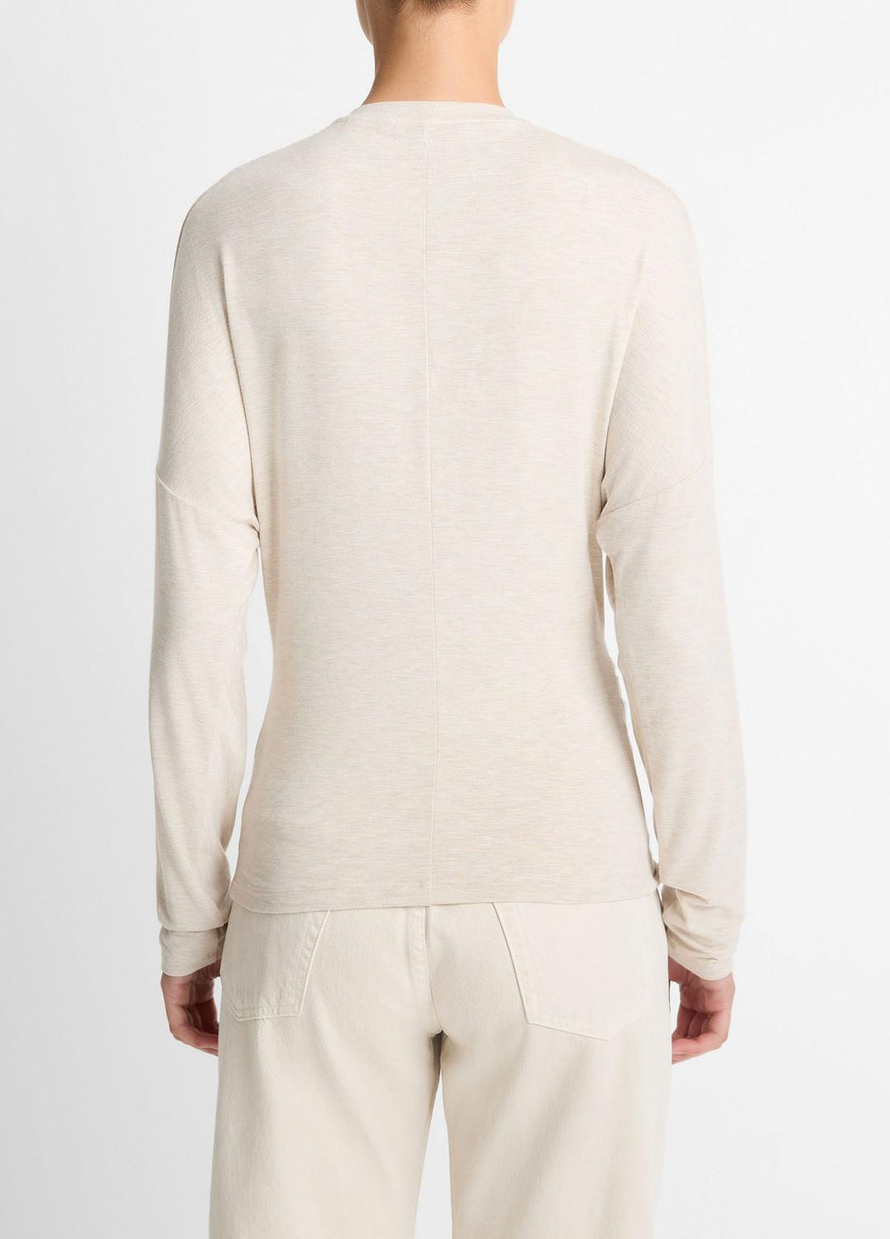 Fixed-Drape Long-Sleeve T-Shirt in Long Sleeve | Vince near me