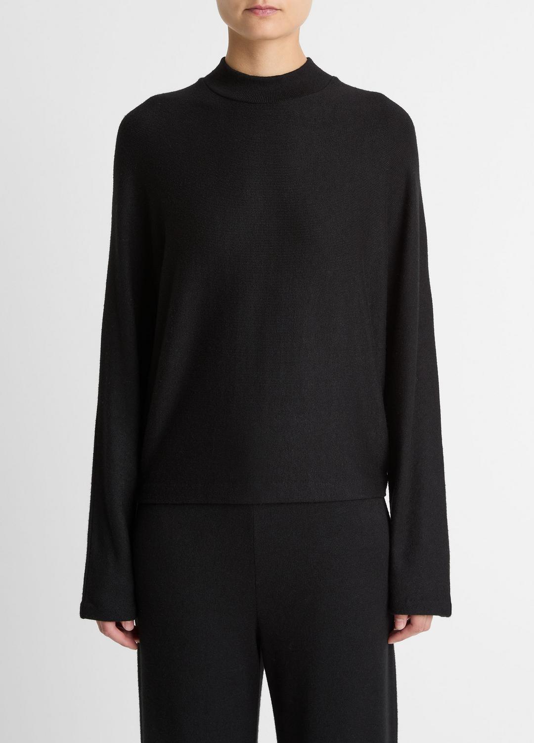 Cozy Dolman-Sleeve Mock-Neck Top in Long Sleeve | Vince outlet