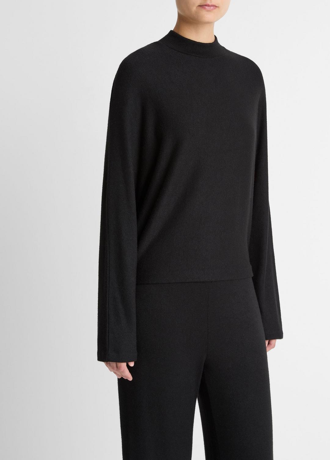 Cozy Dolman-Sleeve Mock-Neck Top in Long Sleeve | Vince outlet