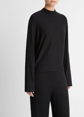 Cozy Dolman-Sleeve Mock-Neck Top in Long Sleeve | Vince outlet