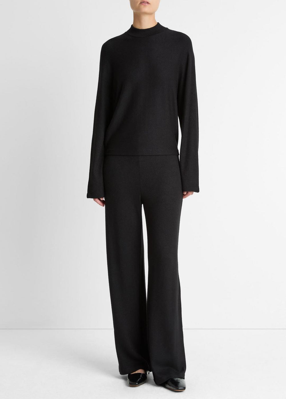 Cozy Dolman-Sleeve Mock-Neck Top in Long Sleeve | Vince outlet