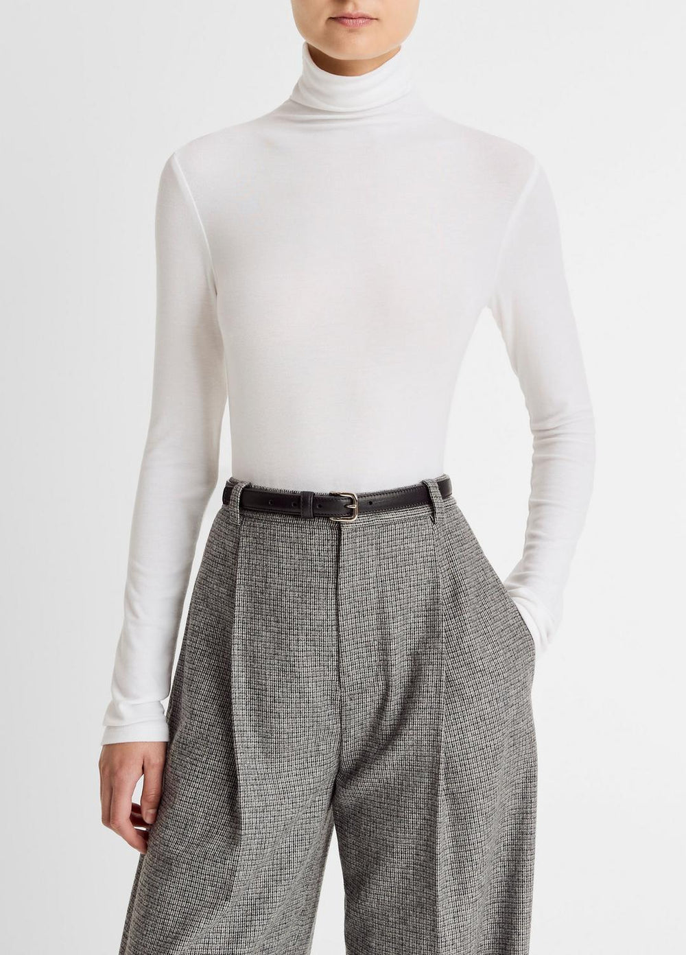 Essential Long-Sleeve Turtleneck Top in Long Sleeve | Vince sale