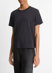 Pima Cotton Crew Neck T-Shirt in Short Sleeve | Vince for sale