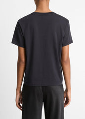 Pima Cotton Crew Neck T-Shirt in Short Sleeve | Vince for sale