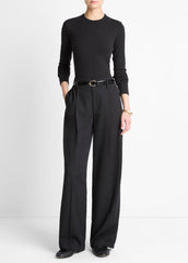 Essential Pima Cotton-Blend Long-Sleeve T-Shirt in Long Sleeve | Vince US