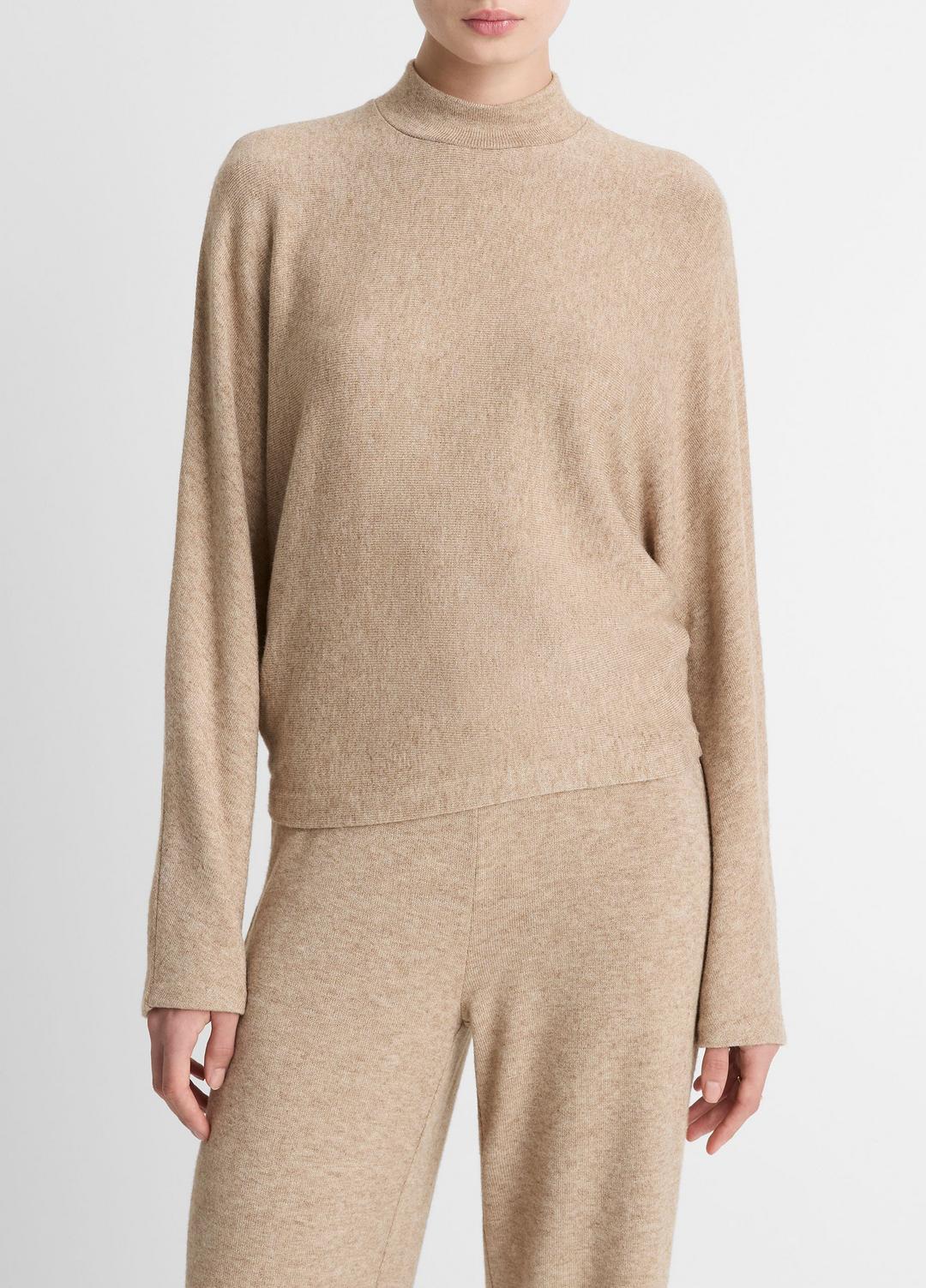 Cozy Dolman-Sleeve Mock-Neck Top in Long Sleeve | Vince near me