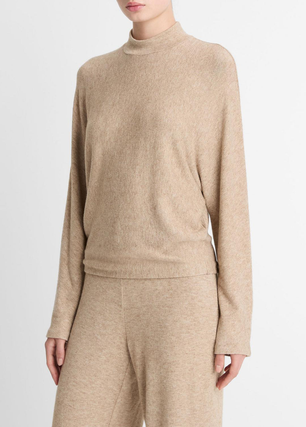 Cozy Dolman-Sleeve Mock-Neck Top in Long Sleeve | Vince near me