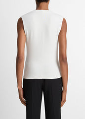 Jersey Draped Cowl-Neck Top in Tank Tops | Vince on sale