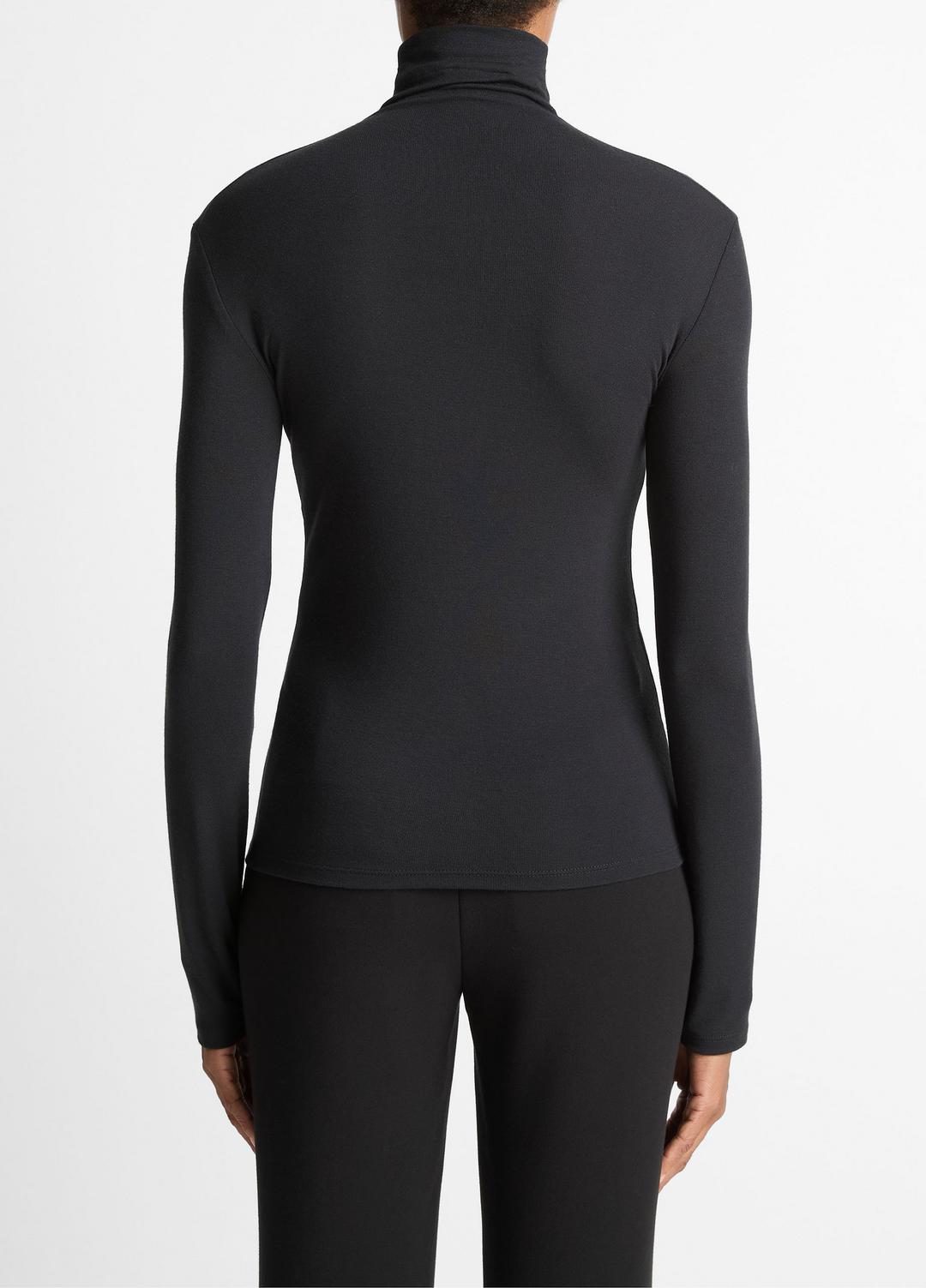 Essential Long-Sleeve Turtleneck Top in Long Sleeve | Vince US