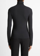 Essential Long-Sleeve Turtleneck Top in Long Sleeve | Vince US
