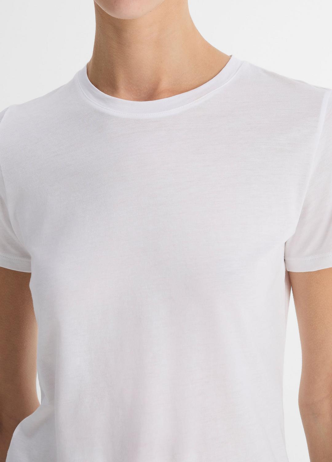 Essential Pima Cotton Crew Neck T-Shirt in Short Sleeve | Vince Online