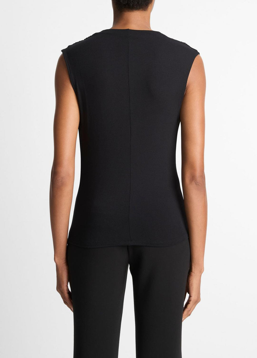 Jersey Draped Cowl-Neck Top in Tank Tops | Vince discount