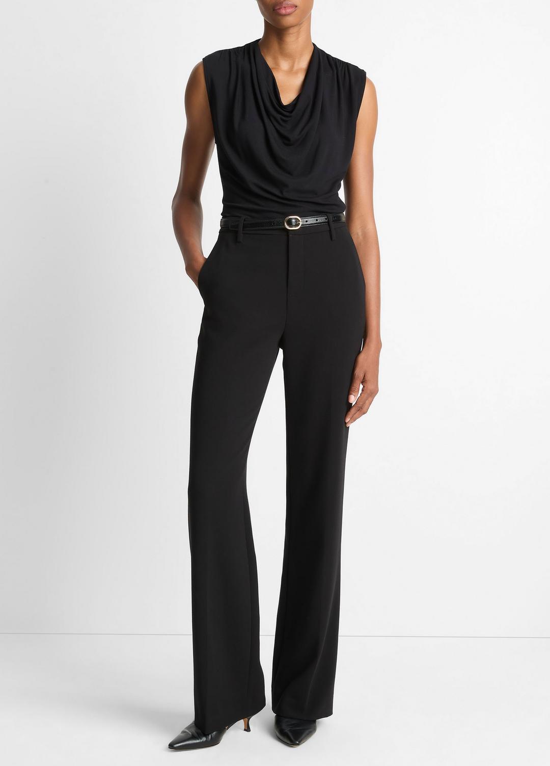 Jersey Draped Cowl-Neck Top in Tank Tops | Vince discount