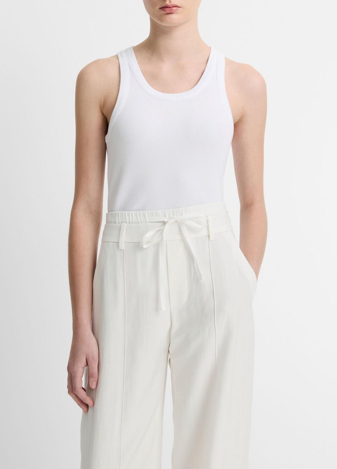 Ribbed Scoop-Neck Tank in Tank Tops | Vince discount