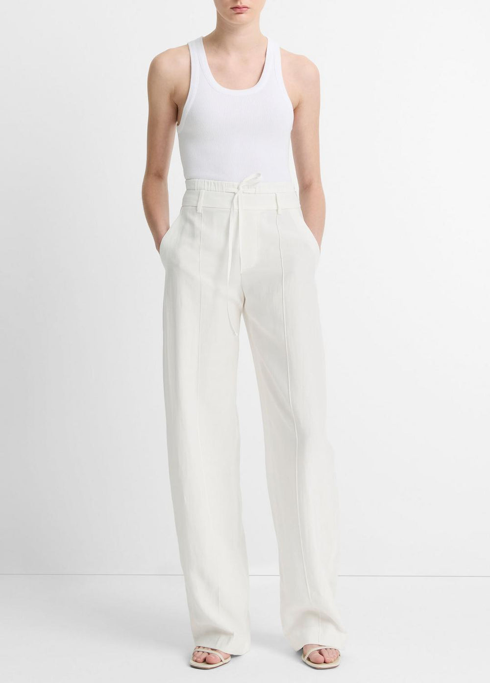 Ribbed Scoop-Neck Tank in Tank Tops | Vince discount