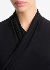 Fixed Wrap Long-Sleeve Top in Long Sleeve | Vince near me