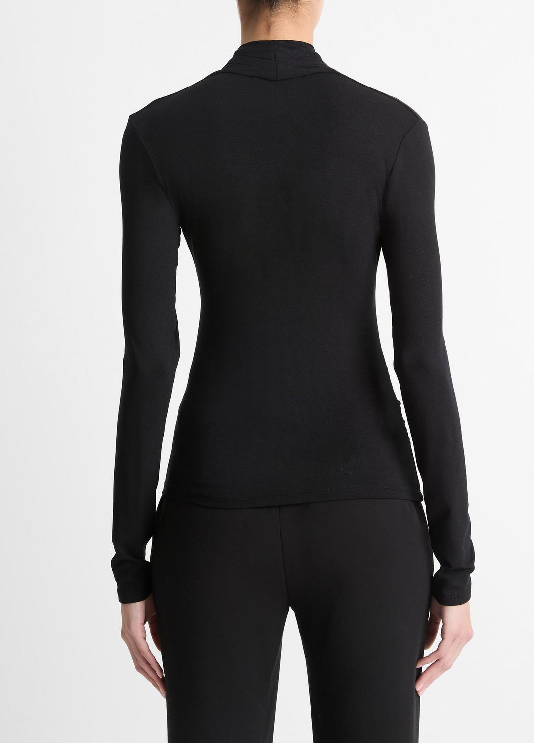 Fixed Wrap Long-Sleeve Top in Long Sleeve | Vince near me