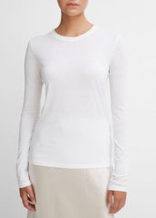 Essential Long Sleeve Crew Neck T-Shirt in Long Sleeve | Vince for sale