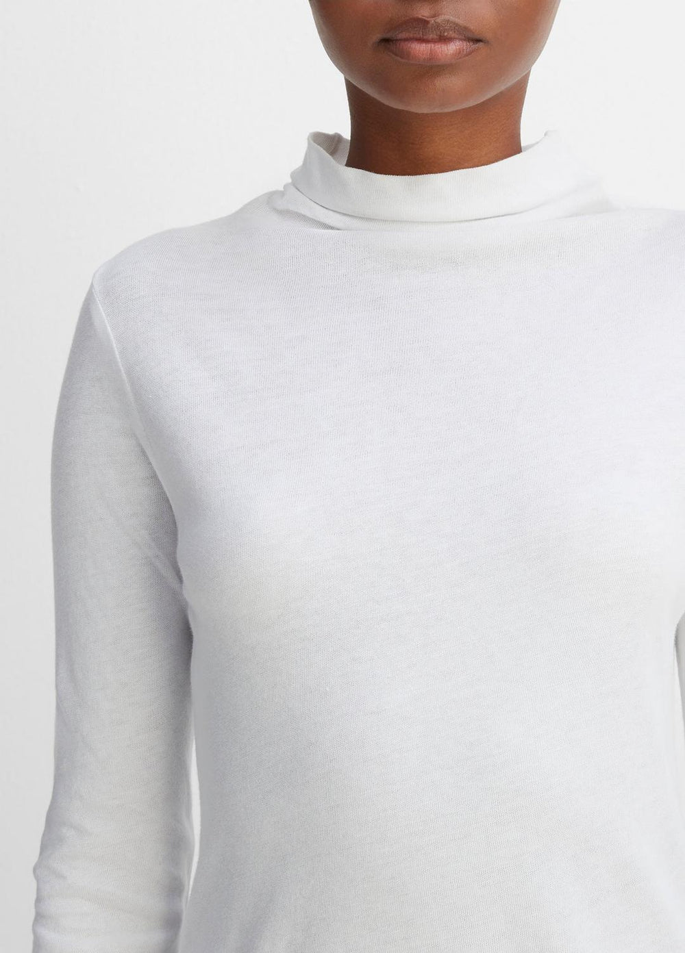 Essential Long Sleeve Turtleneck in Long Sleeve | Vince US