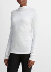 Essential Long Sleeve Turtleneck in Long Sleeve | Vince US
