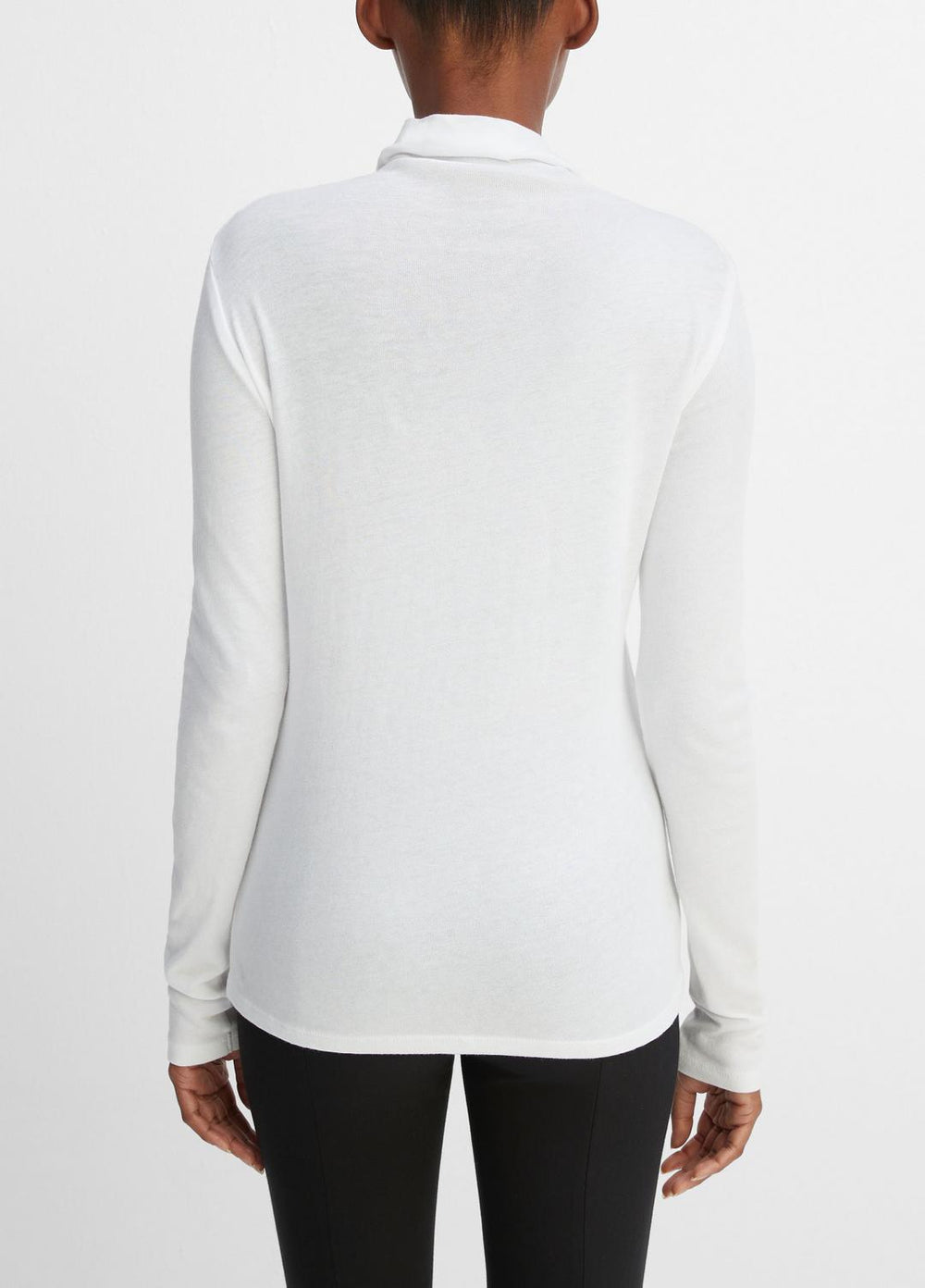 Essential Long Sleeve Turtleneck in Long Sleeve | Vince US