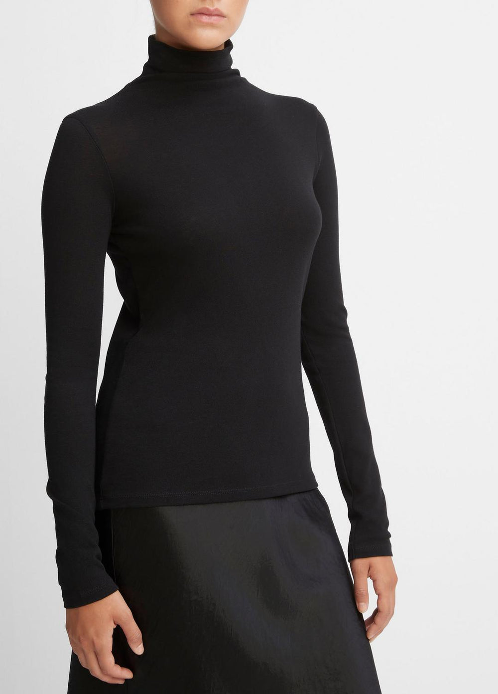 Essential Long Sleeve Turtleneck in Long Sleeve | Vince Online