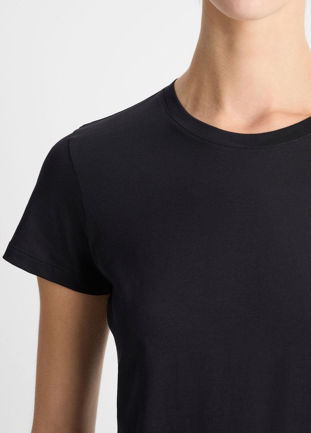 Essential Pima Cotton Crew Neck T-Shirt in Short Sleeve | Vince near me
