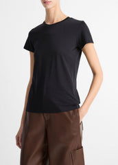 Essential Pima Cotton Crew Neck T-Shirt in Short Sleeve | Vince near me
