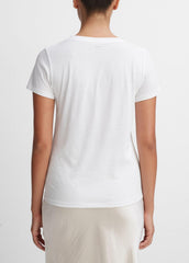Essential Pima Cotton V-Neck T-Shirt in Short Sleeve | Vince outlet