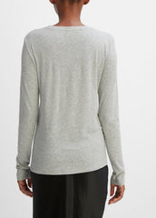 Essential Long Sleeve Crew Neck T-Shirt in Long Sleeve | Vince for sale
