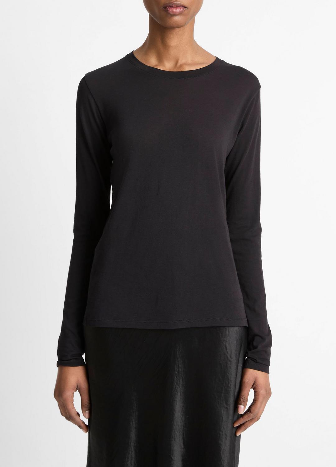 Essential Long Sleeve Crew Neck T-Shirt in Long Sleeve | Vince near me
