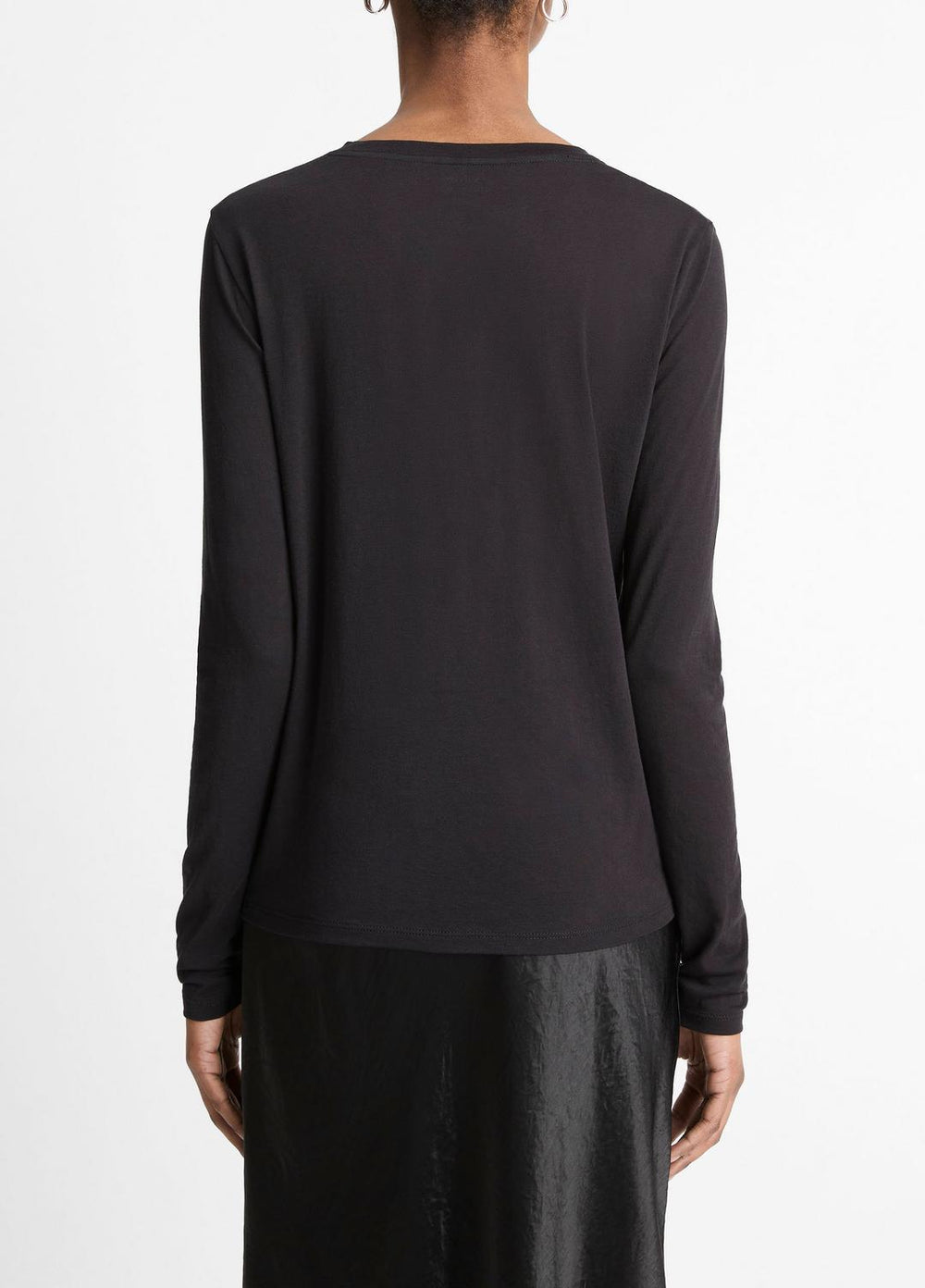 Essential Long Sleeve Crew Neck T-Shirt in Long Sleeve | Vince near me