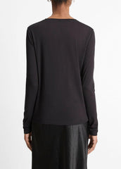 Essential Long Sleeve Crew Neck T-Shirt in Long Sleeve | Vince near me