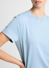 Pima Cotton Crew Neck T-Shirt in Short Sleeve | Vince on sale