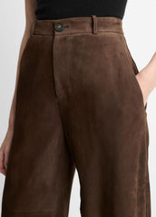Suede Mid-Rise Trouser in Trousers | Vince on sale