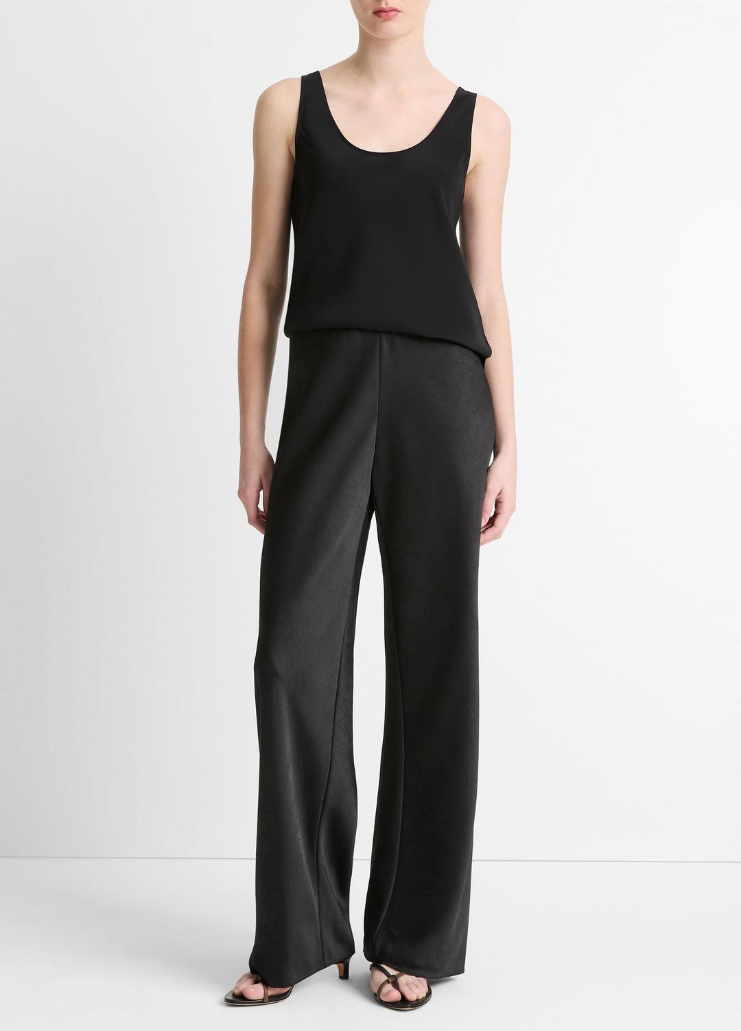 Colette High-Rise Fluid Satin Bias Pant in Trousers | Vince discount