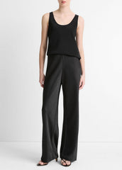Colette High-Rise Fluid Satin Bias Pant in Trousers | Vince discount