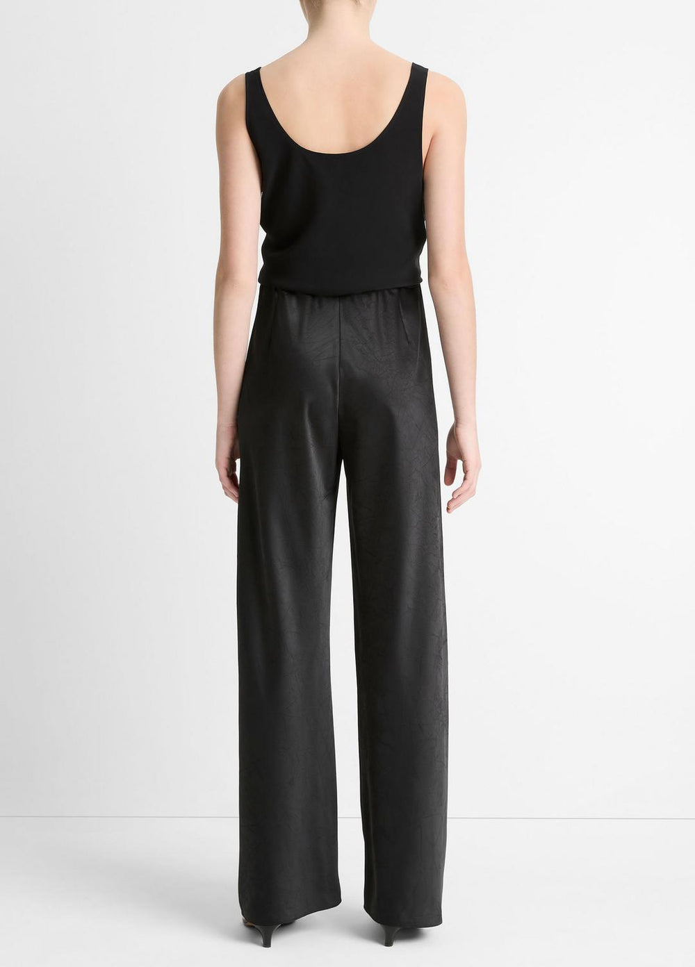 Colette High-Rise Fluid Satin Bias Pant in Trousers | Vince discount