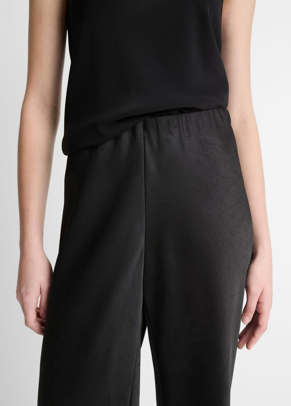 Colette High-Rise Fluid Satin Bias Pant in Trousers | Vince discount