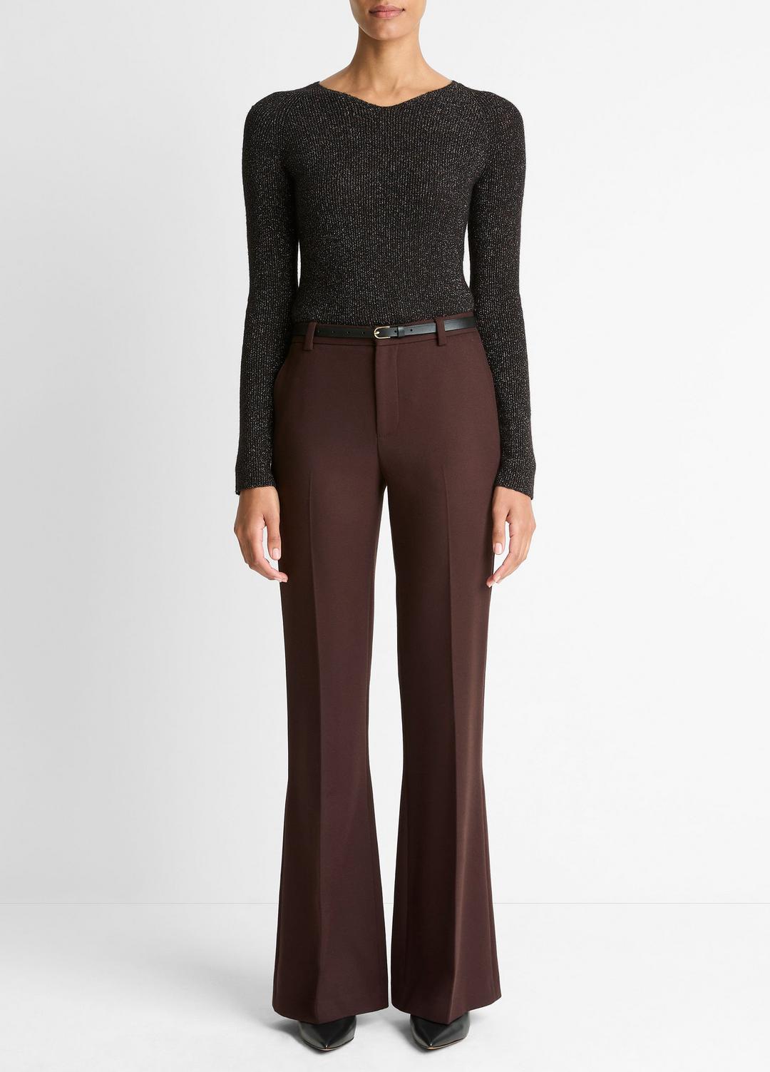 Sculptural Flare Trouser in Trousers | Vince near me