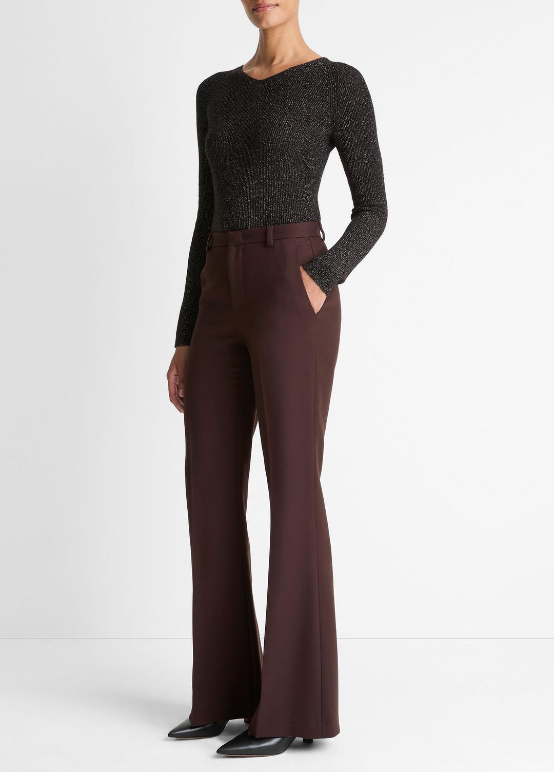 Sculptural Flare Trouser in Trousers | Vince near me