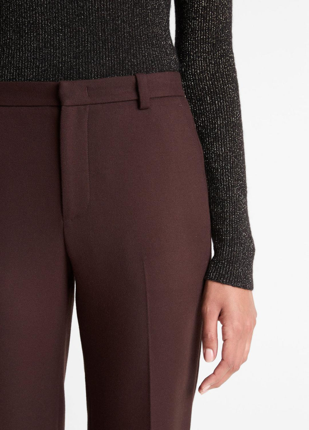 Sculptural Flare Trouser in Trousers | Vince near me