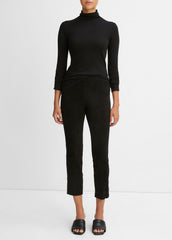 Stretch Suede Split Hem Crop Legging in Leggings | Vince sale