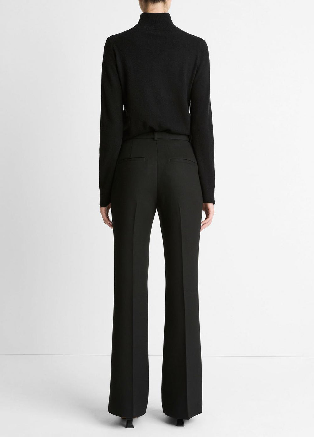Sculptural Flare Trouser in Trousers | Vince Online