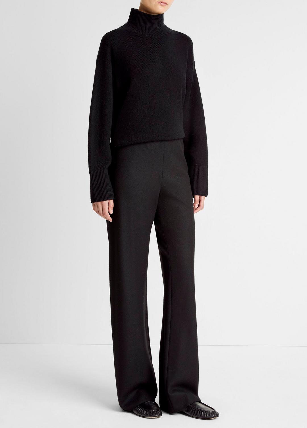 Italian Wool-Blend High-Waist Bias Pant in Trousers | Vince near me