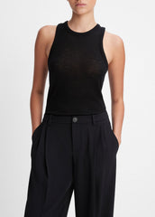 Drop-Waist Pleated Crepe Trouser in Trousers | Vince sale
