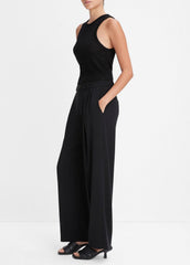 Drop-Waist Pleated Crepe Trouser in Trousers | Vince sale